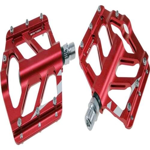 1Pair MTB Bicycle Pedal 6 Color Road Bike BMX Mountain Bikes Pedal Flat Platform Pedals
