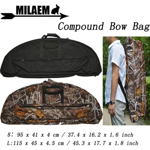 1pc Archery Compound Bow Bag Durable Case Installable Arrow Quiver Protect Bow And Arrow Outdoor Sport Shooting Accessories