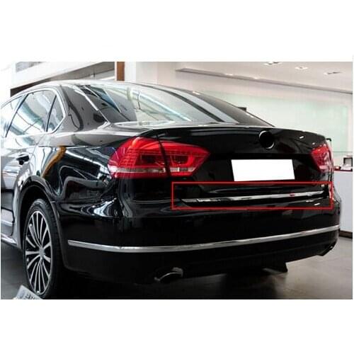 2015 FIT FOR Volkswagen PASSAT B7 2011-2014 CHROME REAR TRUNK TAILGATE BACK DOOR LID COVER BOOT TRIM EDGE MOLDING GARNISH STRIP