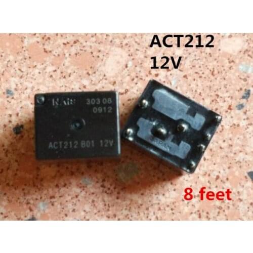 ACT212 12V 8 feet automotive Relay for Nissan Teana window Motor for BMW Handbrake Module, car relay