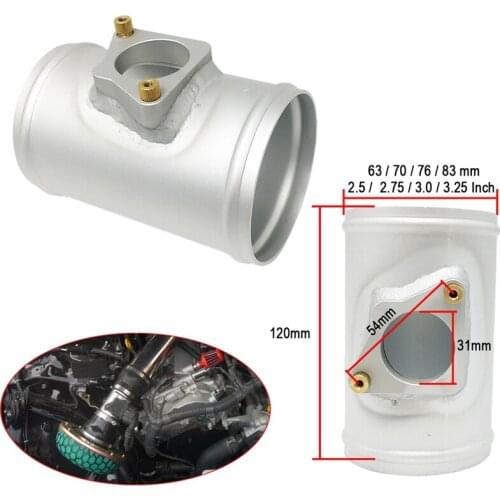 Car Air Flow Sensor Mount Adapter 63/70/76/83MM MAF Meter For Toyota Mazda Subaru Suzuki Save Fuel And Increase Power