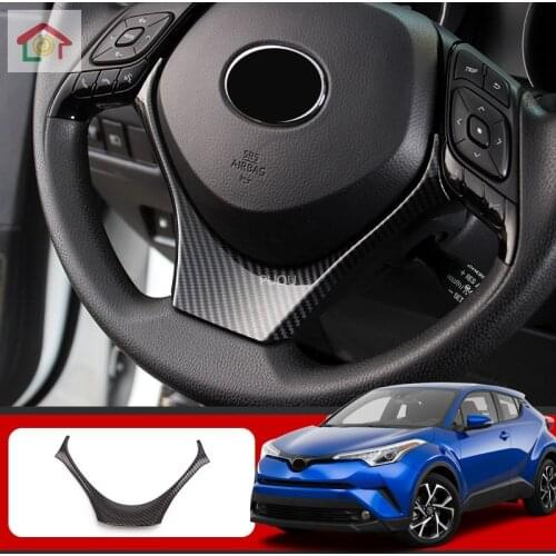 Car Styling Steering Wheel Sequins Sticker Trim Cover Interior Moulding For Toyota C-HR CHR C HR 2016 2017 2018-2020 Accessories