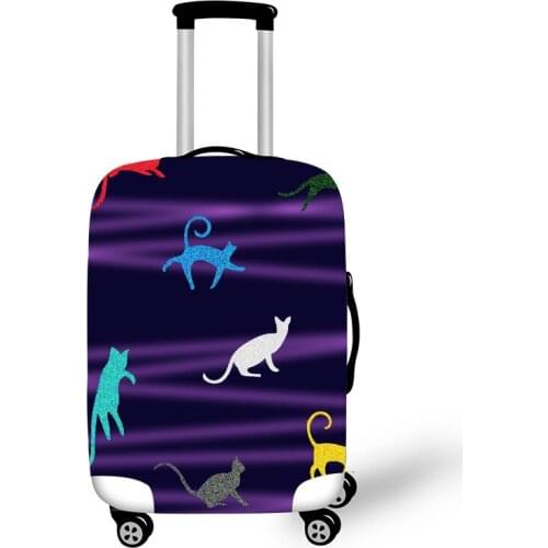 Elastic Luggage Protective Cover Case For Suitcase Protective Cover Trolley Cases Covers 3DTravel Accessories Cat Pattern T10001