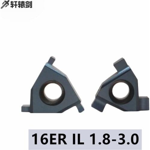 16ER IL 1.8 1.9 2.0 2.1 2.2 2.3 2.4 2.5 2.6 2.7 2.8 2.9 3.0 16IR Tungsten Carbide Shallow Groove Tool Inserts Lathes