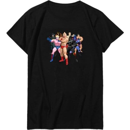 Kinnikuman Robin Mask Terryman Ramenman .Wars man Brocken Jr. Anime Harajuku oversized t shirts men clothing