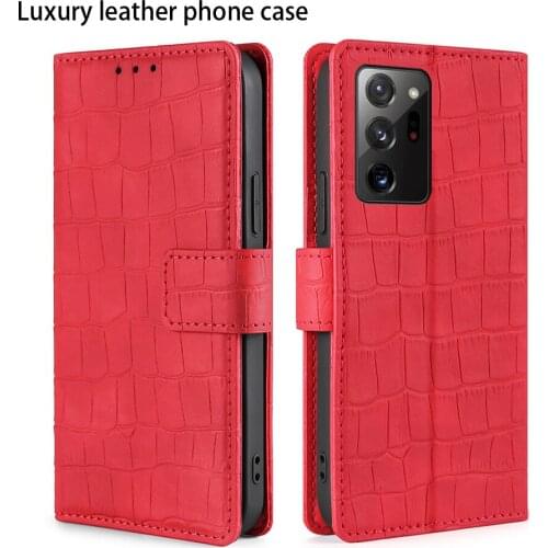 Leather case For Samsung Note 20 Ultra 6.9 Flip Cover Coque Card Slots Magnetic Wallet Cards Stand Note 20 Ultra Retro PU