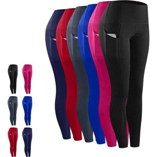 Fitness Leggings Women Workout Out Pocket Leggings Sports Running Athletic Pants High Waist Hip-Lifting Leggins брюки женские