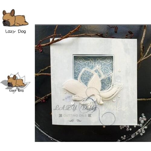 Lotus Flower Metal Cutting Dies Scrapbooking Stencil DIY Decorative Craft Embossing Die Cuts Card Making New Dies For 2020