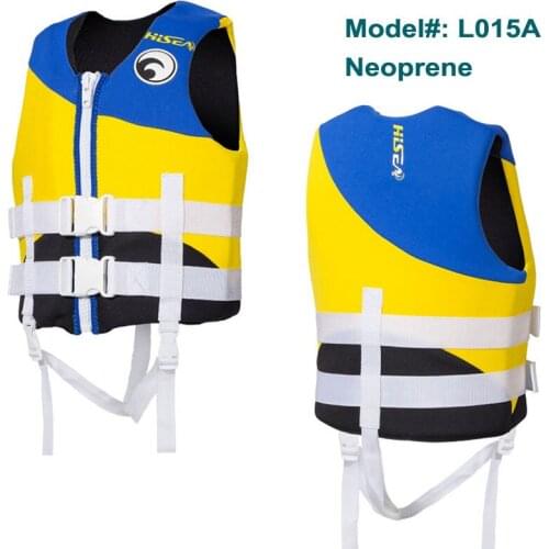 Neoprene Safety Life Vest Water Sports Kayaking Boating Swimming Drifting Swimsuit Swimwear Kids Swimming Jacket