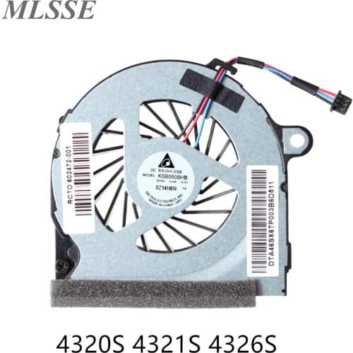New Original For HP probook 4320S 4321S 4326S 4420S 4421S 4426S CPU cooling Cooler Fan PN:DFS451205MB0T KSB0505HB Fast Ship