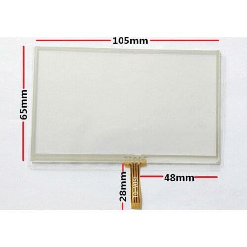 New 4.3-inch touch screen is suitable for car navigation screen handwriting screen GPS touch screen 105*65mm