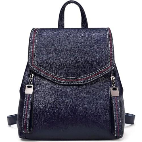 POOLOOS Womens Brown Backpacks
