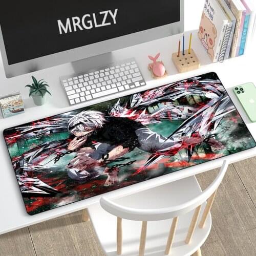 MRGLZY Multi-size 40*90CM Hot Anime Tokyo Ghoul Large Mouse Pad Gaming Peripheral Rugs MousePads Computer Accessories Desk Mat