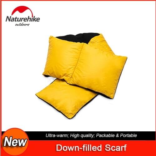 Naturehike Ultralight Winter Warm Scarves Unisex Goose Down Scarf Neck Gaiter for Men Womens Fashion Neck Scarf Down-filled