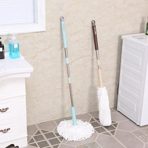 Squeeze Mop for Wash Floor Lazy Kitchen Wring Spin Home Help Self Wet Hand Free Window Cleaner Round