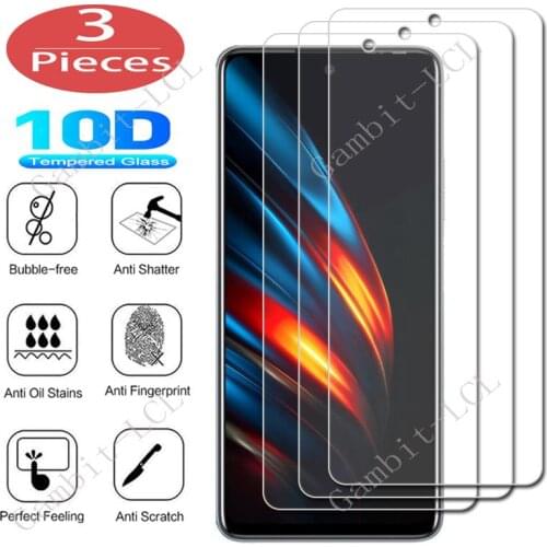 3Pcs Protection Glass For Tecno Pova 2 LE7 Pouvoir 4 Pro Spark 5 Air 7 6 GO POP Tempered Screen Protective Protector Cover Film