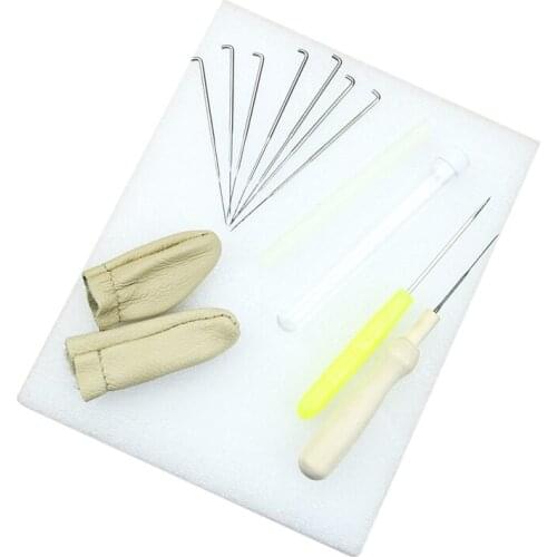 1set Needle Felting Starter Kit Wool Felt Tools Mat + Needle + Accessories Craft CNIM Hot