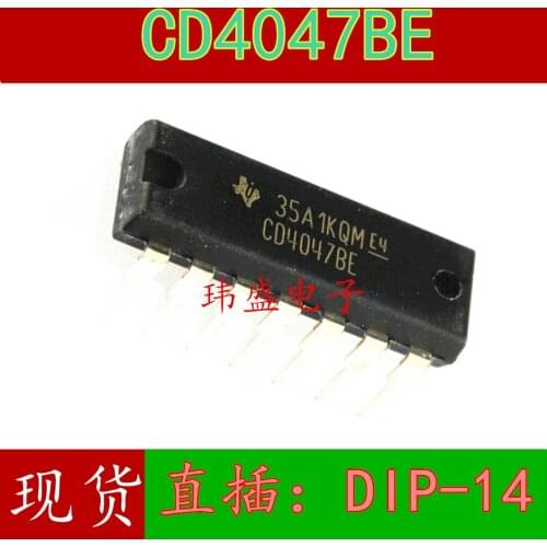 10pcs CD4047BE CD4047 DIP-14