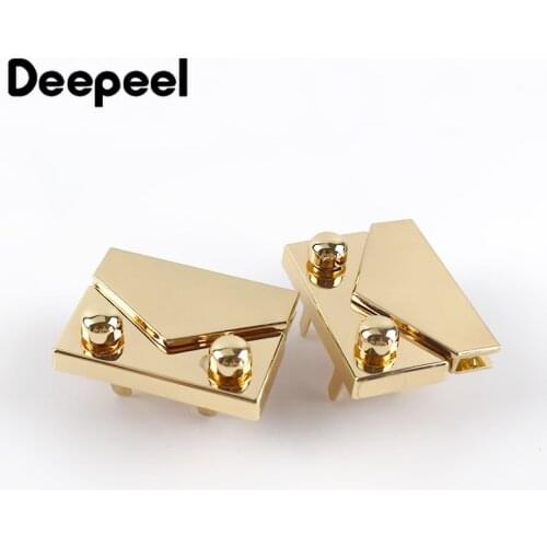 2/4pcs 48x35mm DIY Purse Pushed Locks Metal Handbag Clasps Closure Buckles Bag Snap Lock Replacement Hardware Accessories BF633