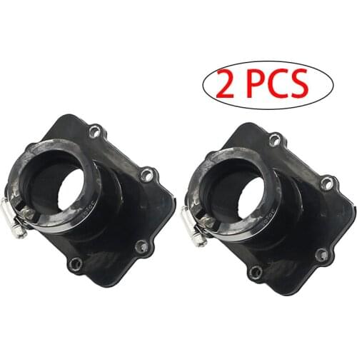 2Pcs Snowmobile Intake Carburetor Flange Carb Boot For SKI DOO MXZ 550X 06-09 / EXPEDITION 550F 05-06 / MXZ GTX GSX 550F 05-08