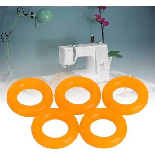 5Pcs Industrial Sewing Machine Computer Car Flat Sewing Machine Bobbin Winder Rubber Ring For 519 Sewing Machine