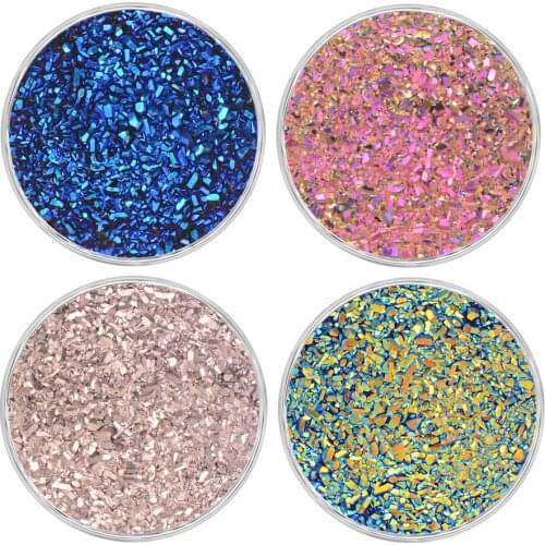 6 Colors Gradient Resin Ginger Snap button Charms With Copper Metal Base Fit 18mm Snap Jewelry Vn-1969