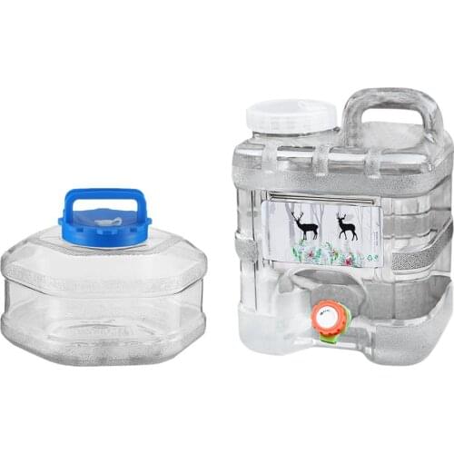Car Water Bucket Portable Lightweight Pail For Storage Outdoor Camping Container Hiking Travel With Handle Water Tap 6/10 L Carr