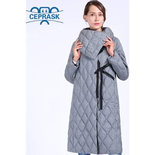 Женские большие пуховики CEPRASK China At AliExpress