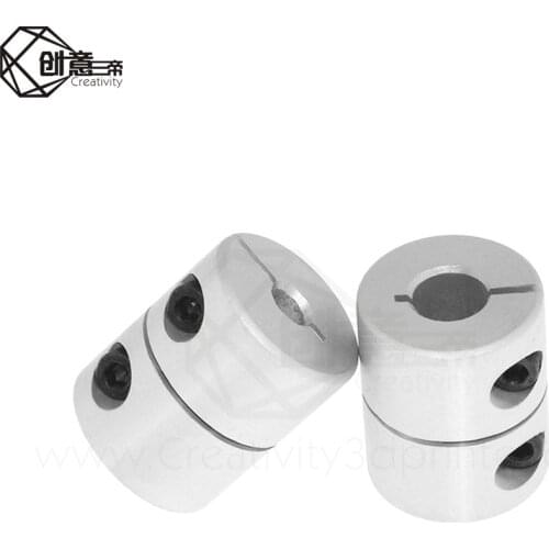 3D Printer parts T8 Lead Screw Rigid Shaft Coupler Clamp Stepper Servo Motor Coupling D20 L25 5x8x25mm For Creality CR10 Ender3