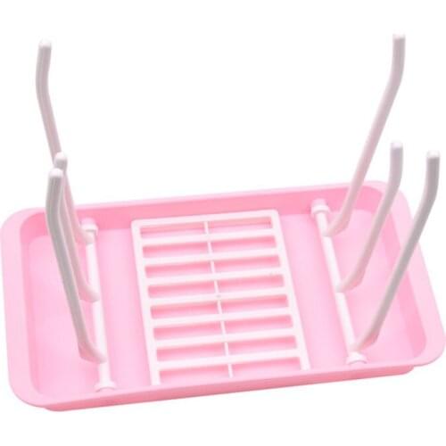 Baby Plastic Bottle Drying Rack Baby Feeding Bottles Cleaning Drying Rack Nipple Shelf Baby Bottle Drying Rack Bottle Holder