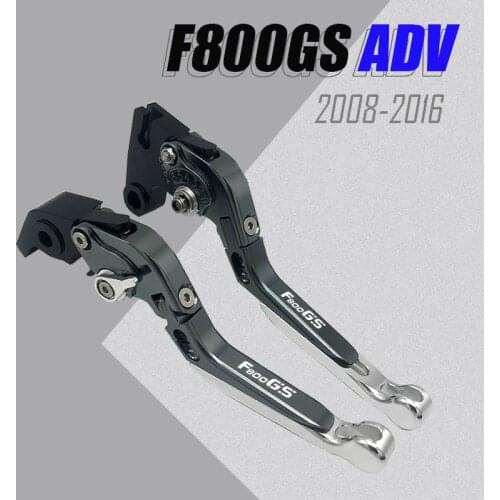 F 800 GS Motorcycle CNC Adjustable Folding Extendable Brake Clutch Levers For BMW F800GS Adventure 2008-2016 2015 2014 2013 2012