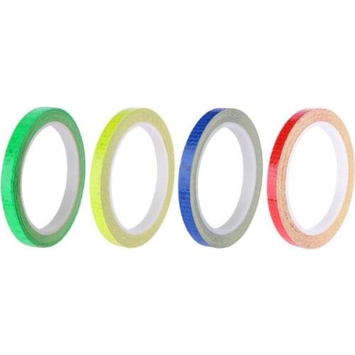 800cm Fluorescent Bike Motorcycle Waterproof Safety Reflective Stickers Strip Decal Tape Bicycle Bind Tape Accessories 315inch