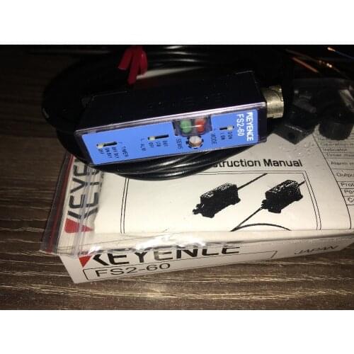 Photoelectric switch FS2-60 fiber amplifier KEYENCE 12-24VDC