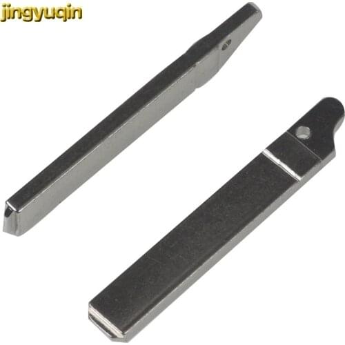 Jingyuqin 10PCS No.72 For Renault Citroen Triumph Peugeot Flip Folding Key Blank Modified Key Blade Replacement Without Groove