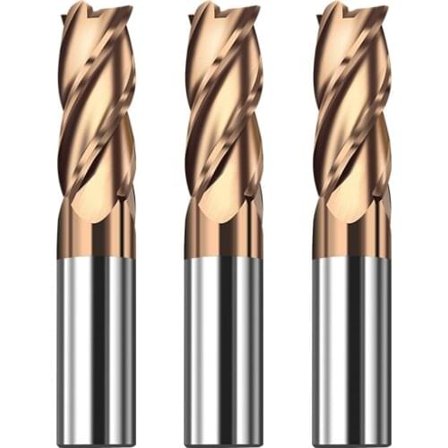 Milling Cutter Hrc55 Carbide End Mill 1-14mm 4flutes Milling Cutter Alloy Coating Drill Bits Cutting Tool Cnc Maching Endmills