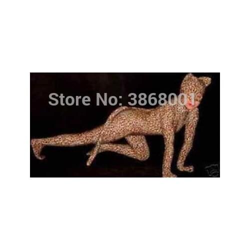 Halloween cosplay costume animal Leopard tights jumpsuit Bodysuit Zentai Suits Fancy