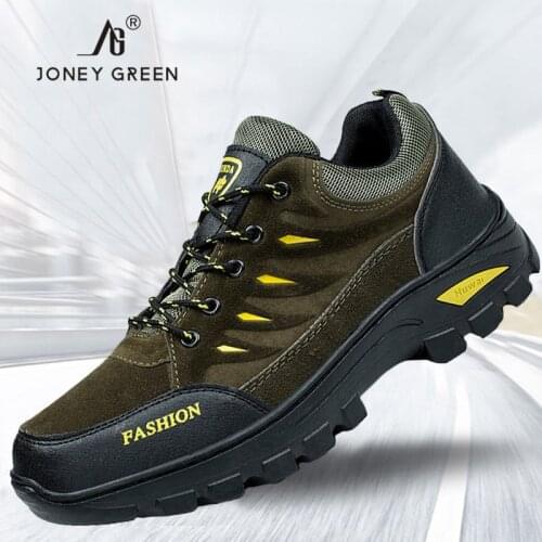 Outdoor Hiking Shoes Men Breathable Anti-Slip Trekking Sports Shoes Climbing Mountain Shooes Tracking Training Sneakers Tourism