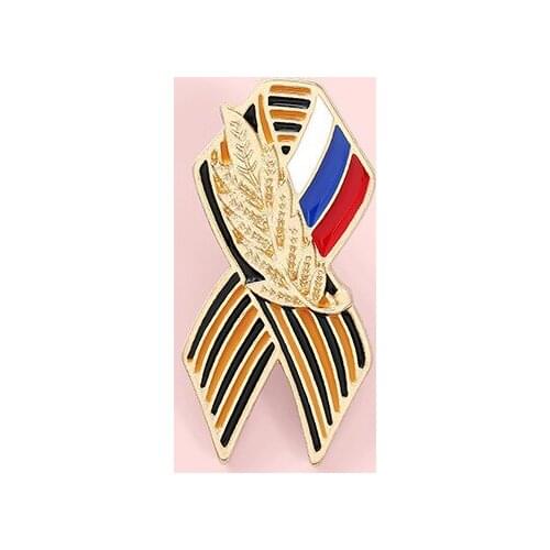 Fashion Simple Scarf Badge Personality Charm Wheat Ear Metal Enamel Brooch Cute Suit Lapel Backpack Jewelry Accessories Gift