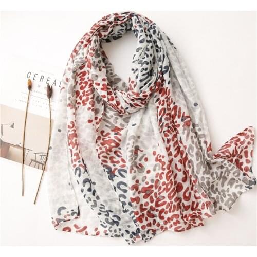 Leopard Print Muslim Scarf/Scarves Shawl Women Viscose Cotton Pashmina Bandana Echarpe Wrap Muffler 10pc/lot
