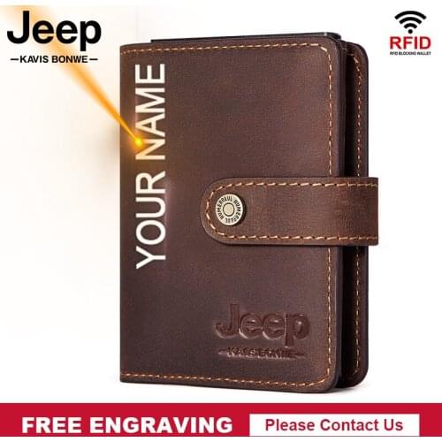2021 Real Cow Leather Card Case Business Card Holder RFID Blocking Men Aluminium Pop Up Credit Card Bag ID Card Wallet Vintage