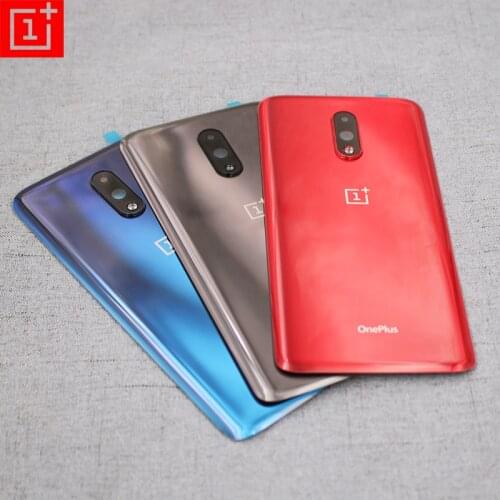 Glass Battery Back Cover Original Oneplus 1+ 7 p7819 Housing Replacement Repair Parts With Camera Lens Housing Protection Shell