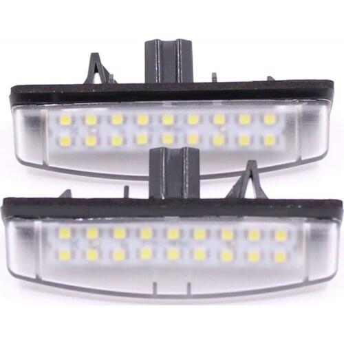 2pcs LED License Plate Lamp Light For Camry AURION 07 Avensis Verso PRIUS Previa ACR50 GSR50 2006Lexus