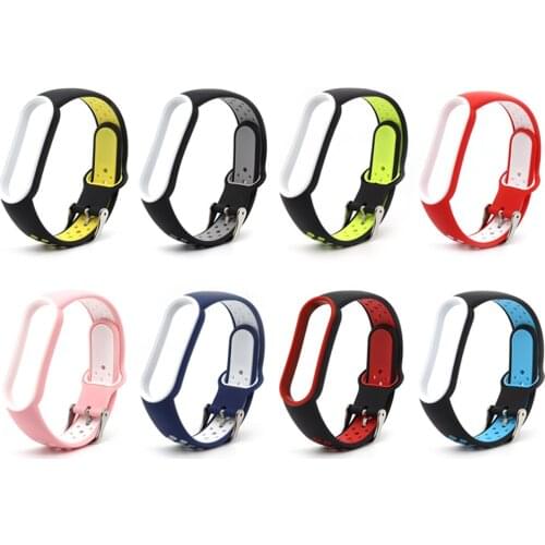 For Xiaomi Mi Band 4 3 Strap Replacement Wrist Straps Bracelets Silicone Watch Band for Xiaomi MI Band 4 3 Wristband Strap