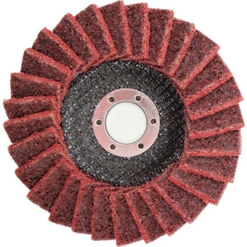 SATC 5 Pack - 4-1/2" x 7/8" Abrasives Surface Conditioning Grinding, Sanding, Polishing Non-woven Flap Discs T27 (Medium)