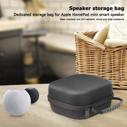 Smart Speaker Protective Hard Shell Box Sound Loudspeaker Space-saving Boxes for Apple HomePod Mini Carrying Case