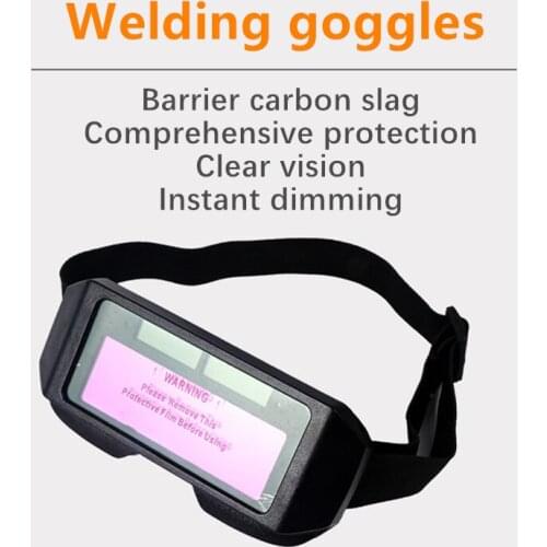 Solar Automatic Dimming Welding Glasses Anti-Glare Goggles Argon Arc Welding polishing Glasses welding cap protective mask
