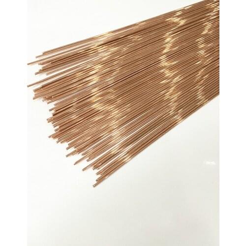 2pcs 2.0*500mm welding rod refrigerator air conditioner soldering copper solder BCU93P brass tube welding rod for frozen cool