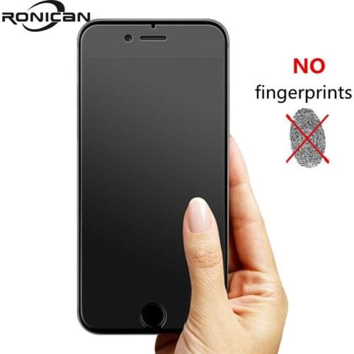 No fingerprint screen protector for iphone X XR XS Max SE 2020 matte tempered glass on iphone 11 12 Pro Max Mini 6 6s 7 8 plus