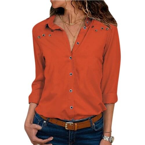 Notched Female Clothes Womens Tops And Blouses Plus Size Blouse Women Blusas Mujer De Moda 2020 Spring And Autumn Clothing