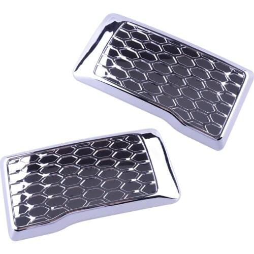 1 Pair Exterior Front Left Right Bumper Corner Panel Cover Trim Chrome ABS Fit for Ford F150 2015 2016 2017 2018 2019 2020 2021